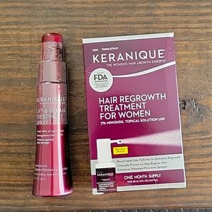 Keranique Hair Regrowth treatment for women. New in box, sealed, never opened.